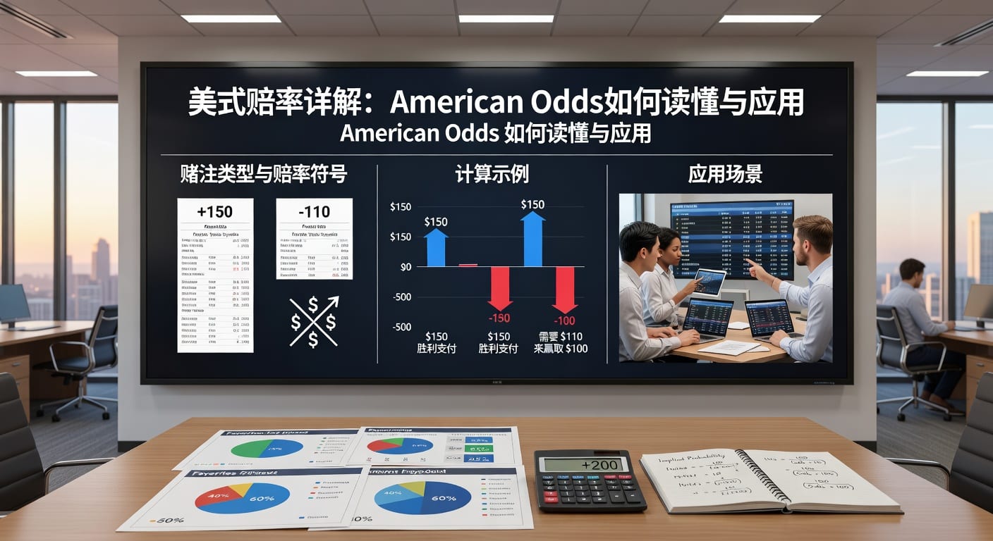 美式赔率 american odds 规则与换算实战指南