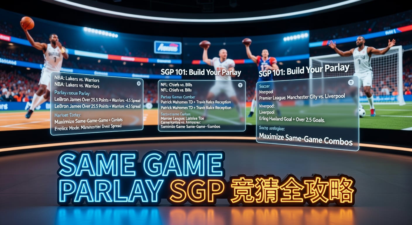 same game parlay SGP：2026年串关思路与风控要点